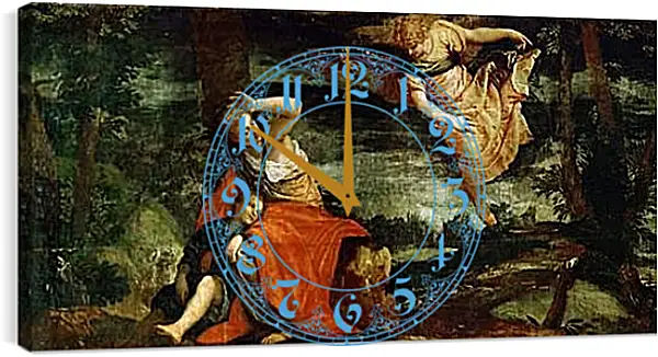 Часы картина - Hagar in exile. Паоло Веронезе Часы картина - Hagar in exile. Паоло Веронезе