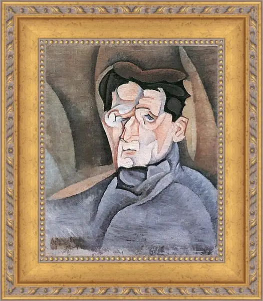 Картина в раме - Portrait Maurice Raynal. Хуан Грис Картина в раме - Portrait Maurice Raynal. Хуан Грис