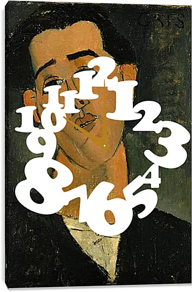 Часы картина - Amedeo Modigliani. Хуан Грис Часы картина - Amedeo Modigliani. Хуан Грис