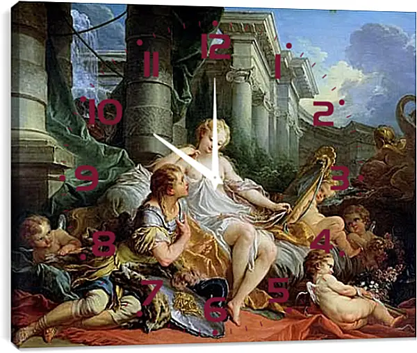 Часы картина - Franзois Boucher. Франсуа Буше Часы картина - Franзois Boucher. Франсуа Буше