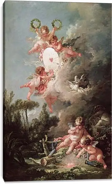 Постер на подрамнике - Franзois Boucher 1. Франсуа Буше Постер на подрамнике - Franзois Boucher 1. Франсуа Буше