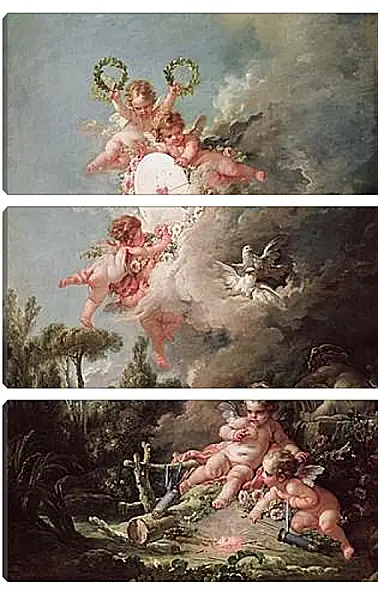 Модульная картина - Franзois Boucher 1. Франсуа Буше Модульная картина - Franзois Boucher 1. Франсуа Буше