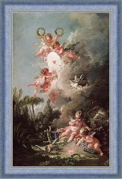 Картина в раме - Franзois Boucher 1. Франсуа Буше Картина в раме - Franзois Boucher 1. Франсуа Буше