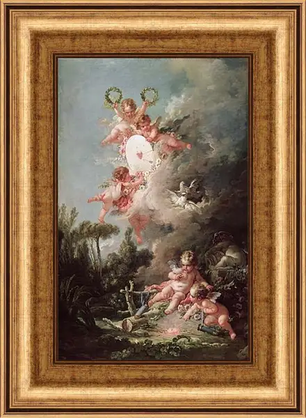 Картина в раме - Franзois Boucher 1. Франсуа Буше Картина в раме - Franзois Boucher 1. Франсуа Буше