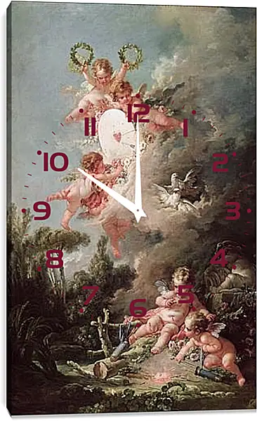 Часы картина - Franзois Boucher 1. Франсуа Буше Часы картина - Franзois Boucher 1. Франсуа Буше