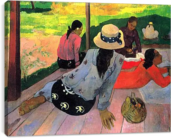 Постер на подрамнике - The Siesta. Поль Гоген Постер на подрамнике - The Siesta. Поль Гоген