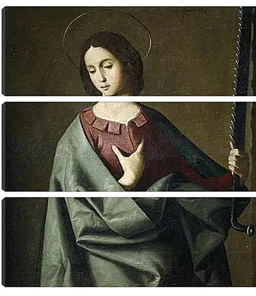 Модульная картина - Saint Eufemia. Франсиско де Сурбаран Модульная картина - Saint Eufemia. Франсиско де Сурбаран