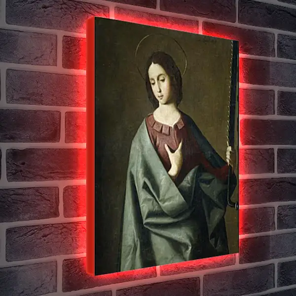 Лайтбокс световая панель - Saint Eufemia. Святая Евфимия. Франсиско де Сурбаран Лайтбокс световая панель - Saint Eufemia. Святая Евфимия. Франсиско де Сурбаран