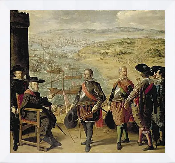 Картина в раме - The Defense of Cadiz againts the English. Оборона Кадиса против англичан. Франсиско де Сурбаран Картина в раме - The Defense of Cadiz againts the English. Оборона Кадиса против англичан. Франсиско де Сурбаран