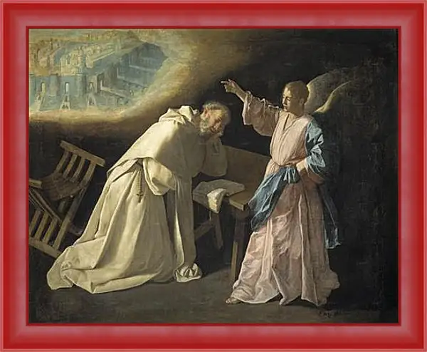 Картина в раме - Saint Peter Naloscos Vision. Франсиско де Сурбаран Картина в раме - Saint Peter Naloscos Vision. Франсиско де Сурбаран