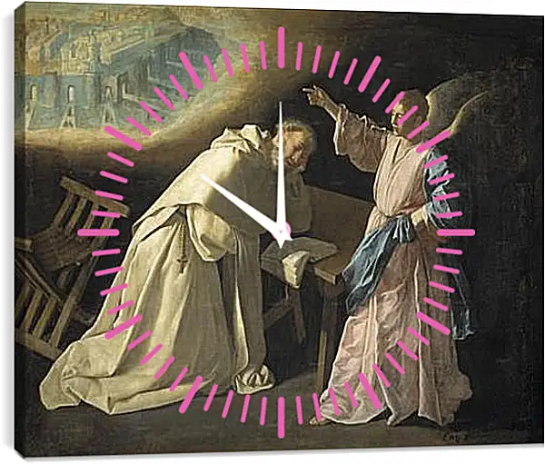 Часы картина - Saint Peter Naloscos Vision. Франсиско де Сурбаран Часы картина - Saint Peter Naloscos Vision. Франсиско де Сурбаран