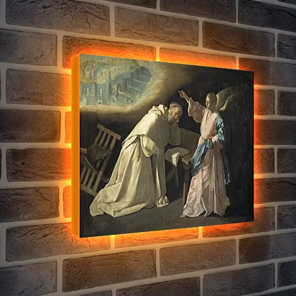 Лайтбокс световая панель - Saint Peter Naloscos Vision. Видение святого Петра Ноласко. Франсиско де Сурбаран Лайтбокс световая панель - Saint Peter Naloscos Vision. Видение святого Петра Ноласко. Франсиско де Сурбаран