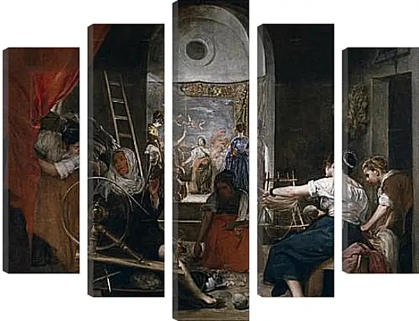 Модульная картина - The Fable of Arachne or The Tapestry Weavers. Диего Веласкес Модульная картина - The Fable of Arachne or The Tapestry Weavers. Диего Веласкес