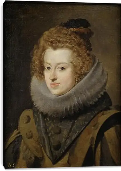 Постер на подрамнике - Maria de Austria Queen of Hungary. Диего Веласкес Постер на подрамнике - Maria de Austria Queen of Hungary. Диего Веласкес