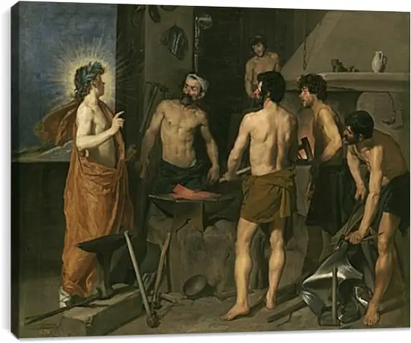 Постер на подрамнике - Vulcans Forge. Диего Веласкес Постер на подрамнике - Vulcans Forge. Диего Веласкес