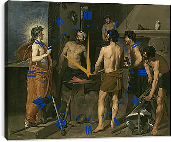 Часы картина - Vulcans Forge. Диего Веласкес Часы картина - Vulcans Forge. Диего Веласкес