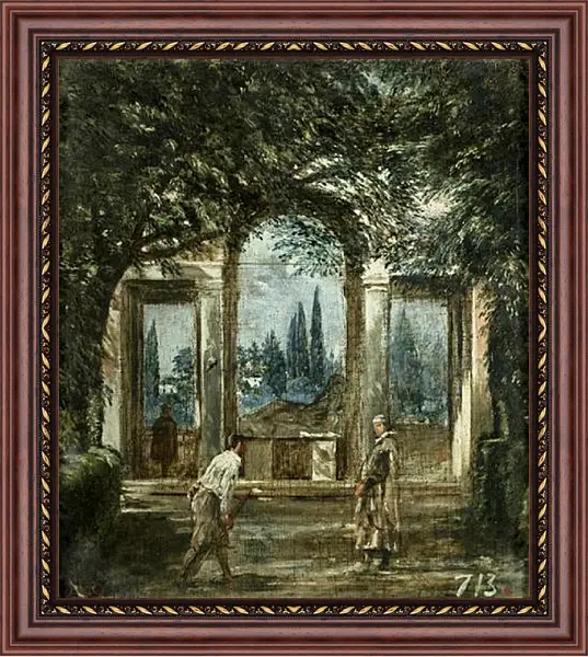Картина в раме - The Medici Gardens in Rome. Диего Веласкес Картина в раме - The Medici Gardens in Rome. Диего Веласкес