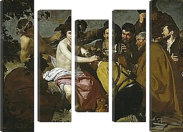 Модульная картина - The Triumph of Bacchus or the Drinkers. Диего Веласкес Модульная картина - The Triumph of Bacchus or the Drinkers. Диего Веласкес