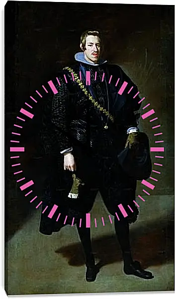 Часы картина - The Infante Carlos. Диего Веласкес Часы картина - The Infante Carlos. Диего Веласкес
