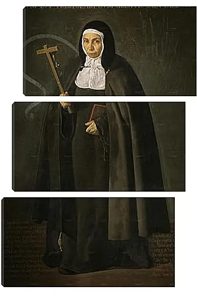 Модульная картина - The Venerable Mother Jeronima de la Fuente. Диего Веласкес Модульная картина - The Venerable Mother Jeronima de la Fuente. Диего Веласкес