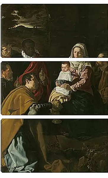 Модульная картина - Adorationof the Magi. Диего Веласкес Модульная картина - Adorationof the Magi. Диего Веласкес