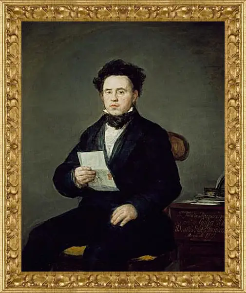 Картина в раме - Juan Bautista de Muguiro. Франсиско Гойя Картина в раме - Juan Bautista de Muguiro. Франсиско Гойя