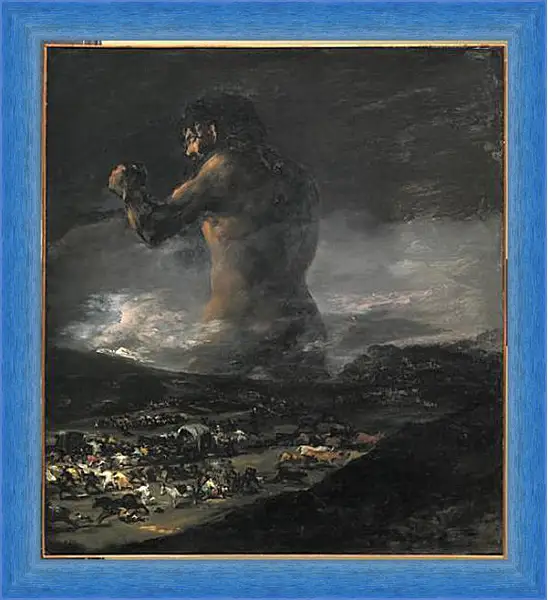 Картина в раме - The Colossus. Франсиско Гойя Картина в раме - The Colossus. Франсиско Гойя