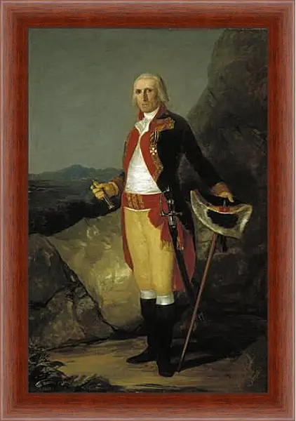Картина в раме - General Jose de Jovellanos. Франсиско Гойя Картина в раме - General Jose de Jovellanos. Франсиско Гойя