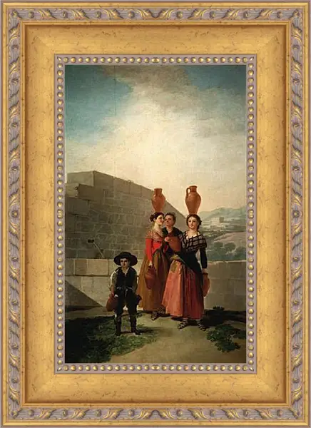 Картина в раме - Young Women with Pitchers. Франсиско Гойя Картина в раме - Young Women with Pitchers. Франсиско Гойя