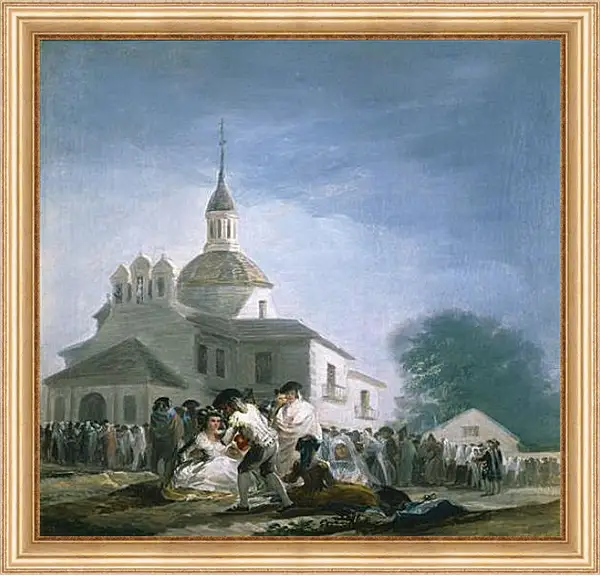 Картина в раме - Saint Isidores Day at the Saints Hermitage. Франсиско Гойя Картина в раме - Saint Isidores Day at the Saints Hermitage. Франсиско Гойя