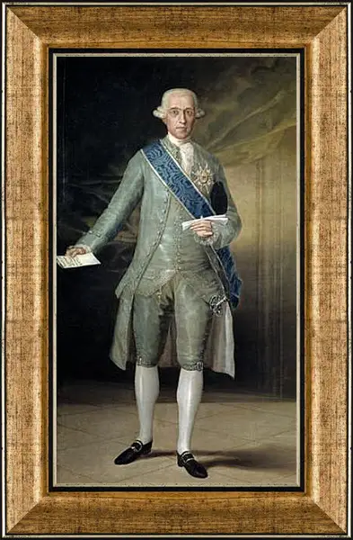 Картина в раме - Jose Monino Count of Floridablanca. Франсиско Гойя Картина в раме - Jose Monino Count of Floridablanca. Франсиско Гойя