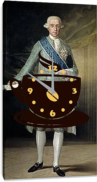 Часы картина - Jose Monino Count of Floridablanca. Франсиско Гойя Часы картина - Jose Monino Count of Floridablanca. Франсиско Гойя