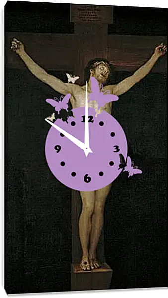 Часы картина - Christ Crucified. Франсиско Гойя Часы картина - Christ Crucified. Франсиско Гойя