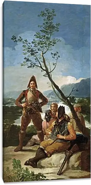 Постер на подрамнике - The Tobacco Guards. Франсиско Гойя Постер на подрамнике - The Tobacco Guards. Франсиско Гойя