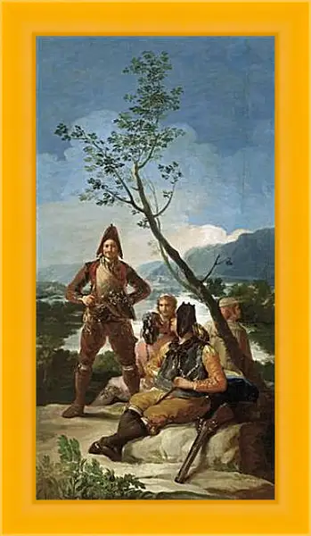 Картина в раме - The Tobacco Guards. Франсиско Гойя Картина в раме - The Tobacco Guards. Франсиско Гойя