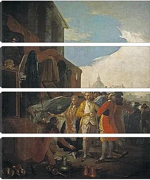 Модульная картина - The Fair in Madrid. Франсиско Гойя Модульная картина - The Fair in Madrid. Франсиско Гойя
