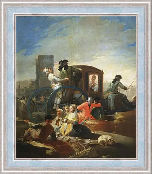 Картина в раме - The Pottery Vendor. Франсиско Гойя Картина в раме - The Pottery Vendor. Франсиско Гойя