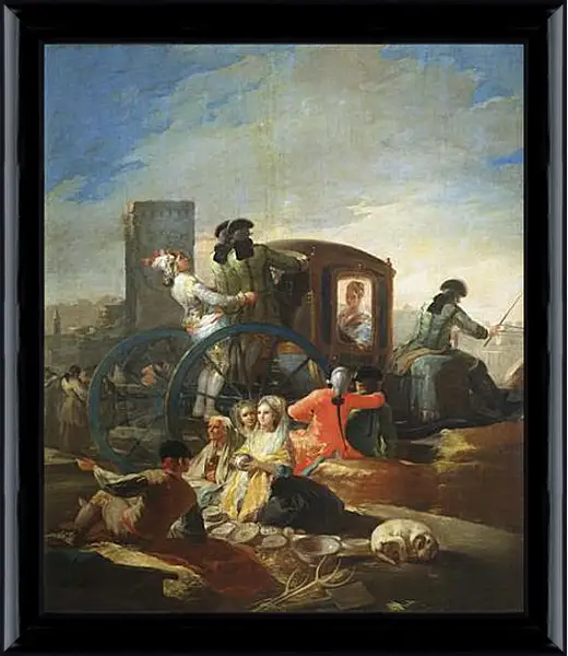 Картина в раме - The Pottery Vendor. Франсиско Гойя Картина в раме - The Pottery Vendor. Франсиско Гойя