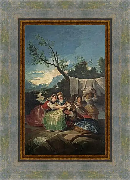 Картина в раме - The Washerwomen. Франсиско Гойя Картина в раме - The Washerwomen. Франсиско Гойя