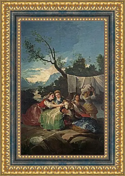 Картина в раме - The Washerwomen. Франсиско Гойя Картина в раме - The Washerwomen. Франсиско Гойя