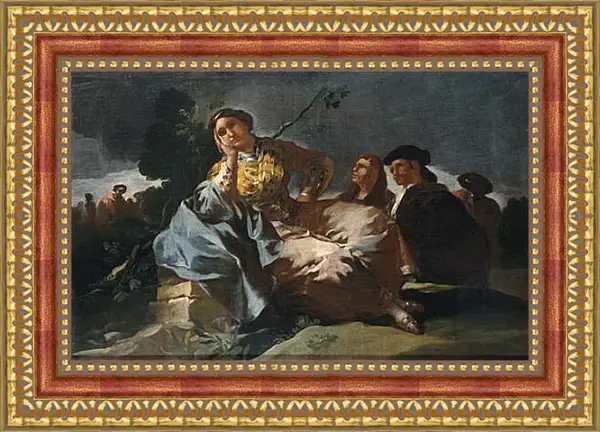 Картина в раме - The Date. Франсиско Гойя Картина в раме - The Date. Франсиско Гойя