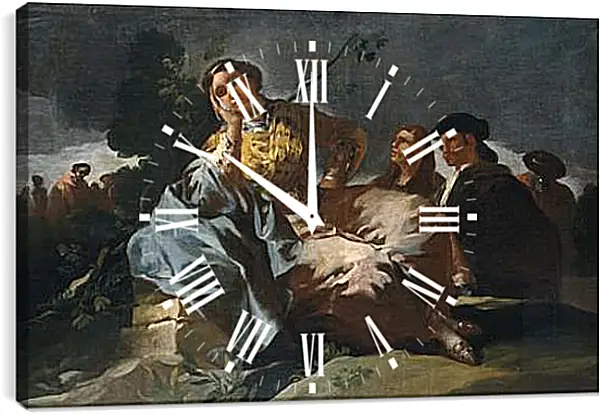 Часы картина - The Date. Франсиско Гойя Часы картина - The Date. Франсиско Гойя