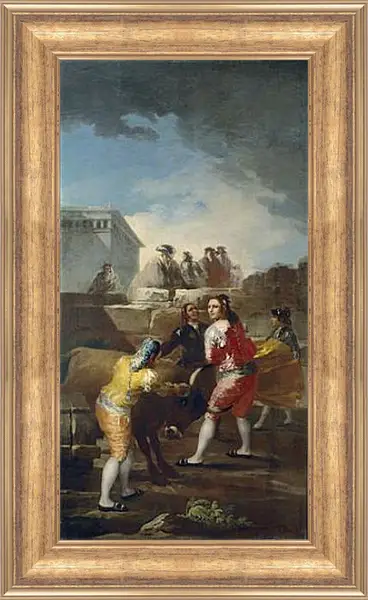 Картина в раме - The Young Bulls. Франсиско Гойя Картина в раме - The Young Bulls. Франсиско Гойя