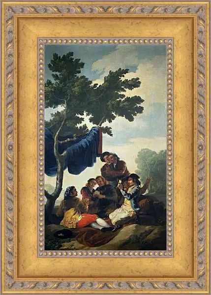 Картина в раме - Card Players. Франсиско Гойя Картина в раме - Card Players. Франсиско Гойя