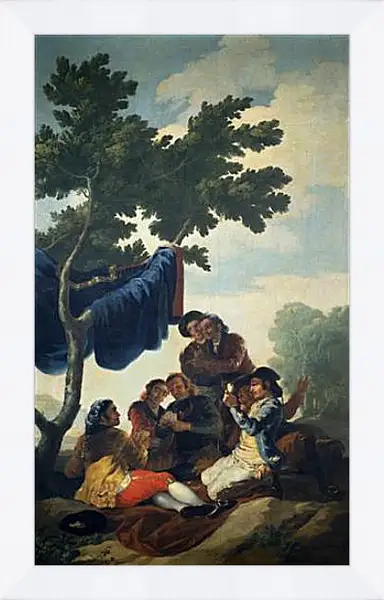 Картина в раме - Card Players. Франсиско Гойя Картина в раме - Card Players. Франсиско Гойя