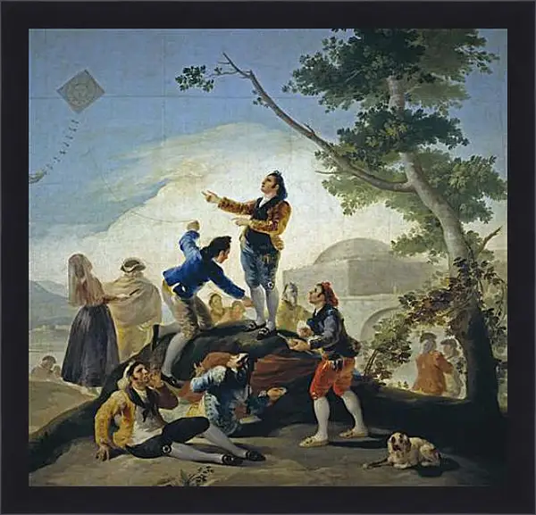 Картина в раме - The Kite. Франсиско Гойя Картина в раме - The Kite. Франсиско Гойя