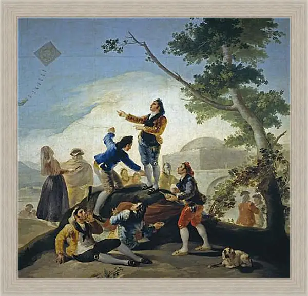 Картина в раме - The Kite. Франсиско Гойя Картина в раме - The Kite. Франсиско Гойя