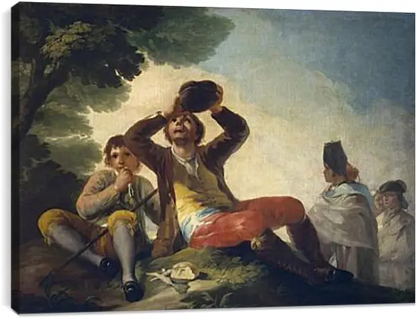 Постер на подрамнике - The Drinker. Франсиско Гойя Постер на подрамнике - The Drinker. Франсиско Гойя