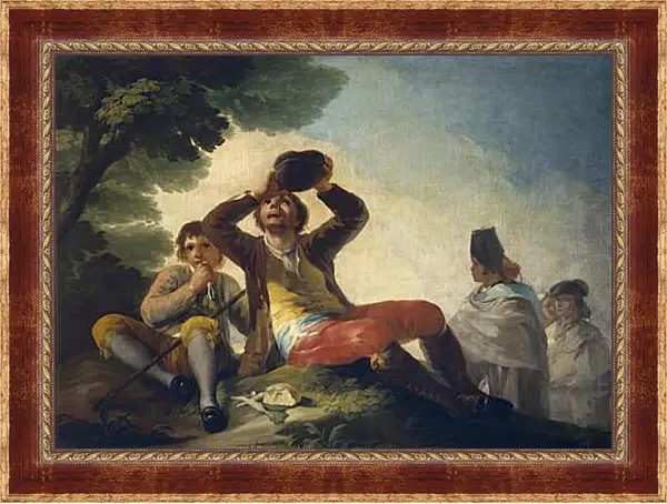 Картина в раме - The Drinker. Франсиско Гойя Картина в раме - The Drinker. Франсиско Гойя