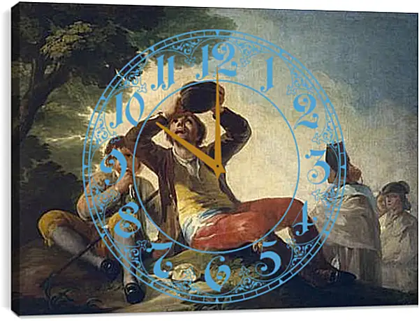Часы картина - The Drinker. Франсиско Гойя Часы картина - The Drinker. Франсиско Гойя